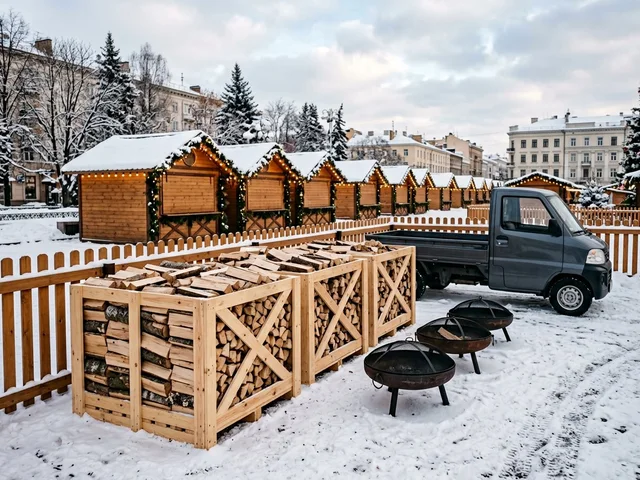 Дрова для ярмарок и городских праздников в Горках Ленинских
